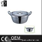 Φ180mm Stainless Steel Composite Bottom Aluminum Sauce Pan