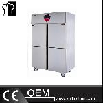 Deluxe Reinforced Type 4-door Commercial Direct Cooling Refrigerator