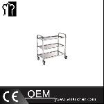 Assembling Stainless Steel 3-Layer Service Cart