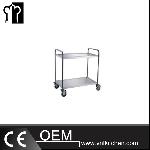 Assembling Stainless Steel 2-Layer Service Cart