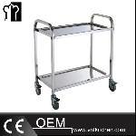 Assembling Stainless Steel 2-Layer Service Cart