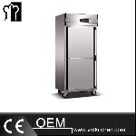 800L Tube Style Static Cooling Reach-In Kitchen Refrigerator & Freezer