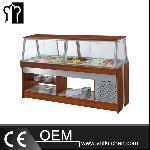 Island Type Sliding-Door Salad Bar