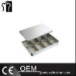 Stainless Steel 8 Compartments Condiments Container