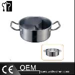 Φ180mm Composite Bottom Hot Pot With Cover