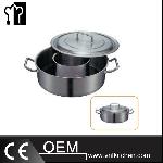 Φ300mm Composite Bottom  Hot Pot With Cover