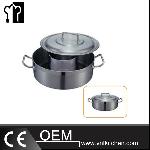 Φ280mm Composite Bottom  Hot Pot With Cover