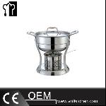 Φ180mm Stainless Steel Hot Pot With Heater