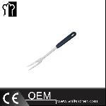 Stainless Steel Meat Fork With Plastic Handle