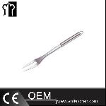 Stainless Steel Meat Fork With Round Handle