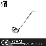 3 Ounce Stainless Steel Polishing Soup Ladle With Hook