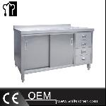 600mm Cabinet With Doors, Drawer & Splash Back