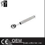 Stainless Steel Single Head Melon Baller With Steel Handle