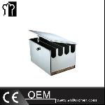 Compartments Stainless Steel Knife Rack With Lid