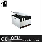 Compartments Stainless Steel Knife Rack With Lid