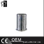 4'' Stainless Steel Round Chopstick Container With Square Hole