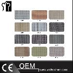 100mm PVC Simple Color Weave  Coaster