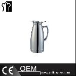 750ml  Polished Double Ply Stainless Steel Vacuum Carafe