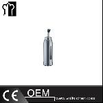 8'' Stainless Steel Vertical Window Oil & Vinegar Cruet