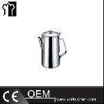 Stainless Steel Pitcher With Hinged Lip