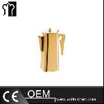 1800ml European Style Gilded Rectangle Pitcher With Hinged Lid