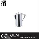 2000ml Stainless Steel Pitcher With Hinged Lip