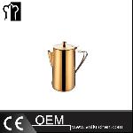 2000ml Gilded Pitcher With Hinged Lip