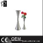 H170mm Stainless Steel Round V Shape Single Flower Vase