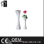 H210mm Stainless Steel Square V Shape Single Flower Vase