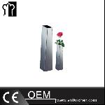 H230mm Stainless Steel Square Vase