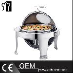 Round Chafing Dish With PC Window