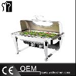 Rectangular Chafing Dish With PC Windom