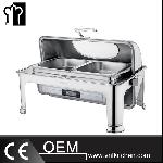 Stainless Steel Oblong Chafing Dish  With Show Window