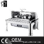 Stainless Steel Oblong Soup Station  With Show Window