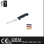 6'' Boning Knife With Black Plastic Handle