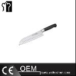 7'' Forged Japanese Granton Edge Chef Knife