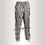 Male Checked Chef Trousers（S）