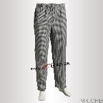 Male Checked Chef Trousers（S）