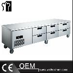 6 Drawers Luxurious Fan Cooling Undercounter Refrigerator